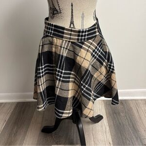Plaid Skater Skirt